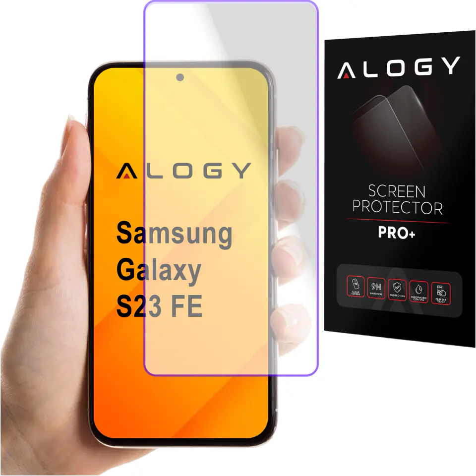 Szkło hartowane 9H do Samsung Galaxy S23 FE na ekran telefonu Alogy Screen Protector PRO+