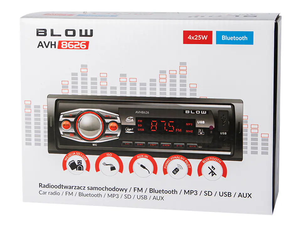 Radio samochodowe Blow AVH 8626 Bluetootch USB SD