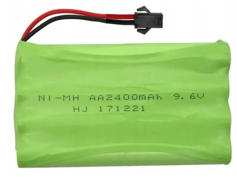 Rechargeable Battery Pack NIMH 9.6V 2400mAh JST SM