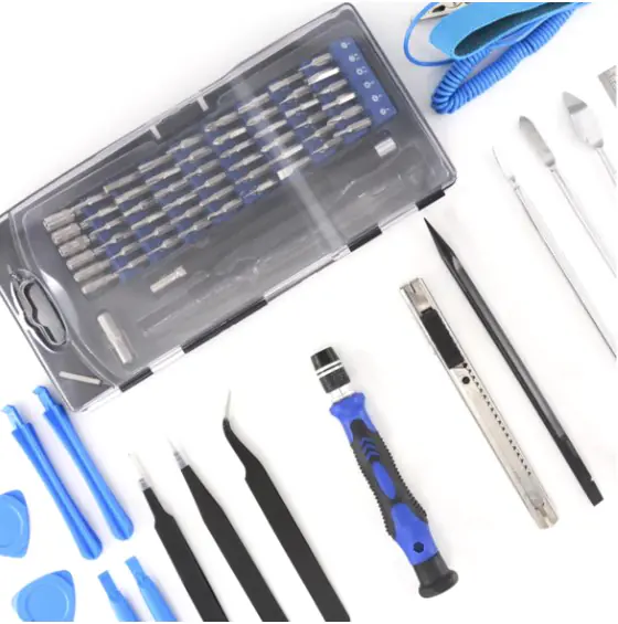 Large Precision Tool Set, Screwdrivers, Tweezers 79in1