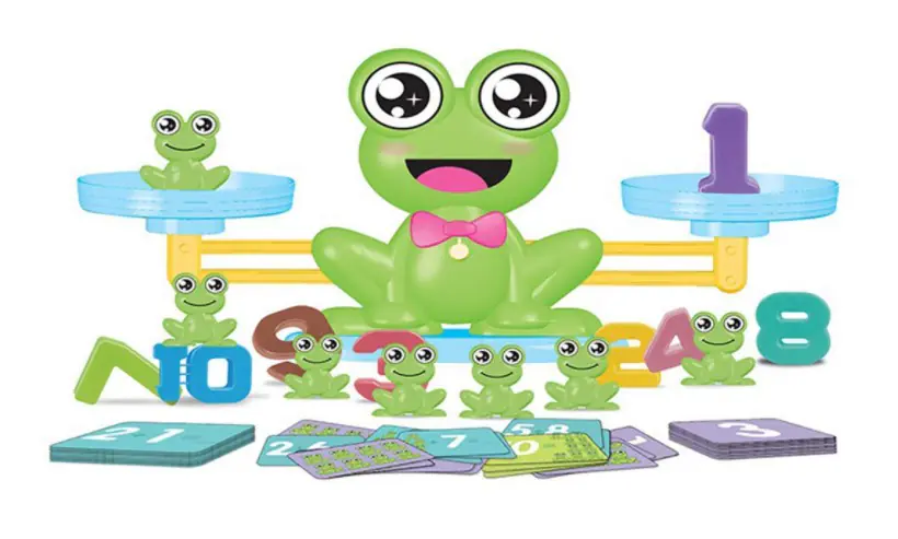 Game Learning to Count - Balance Weighing Weighing Frog - Frog Balance