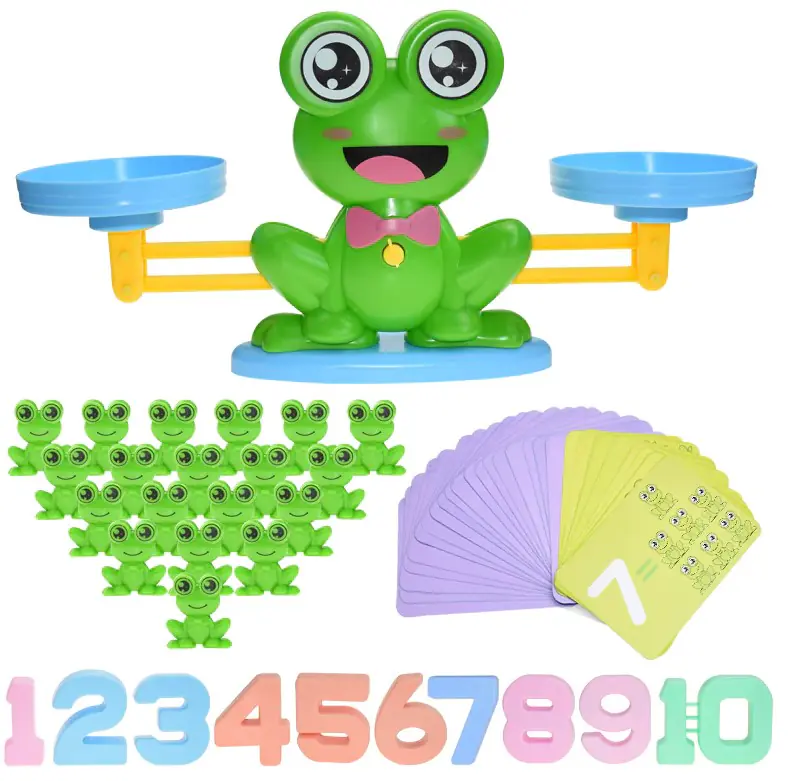 Game Learning to Count - Balance Weighing Weighing Frog - Frog Balance