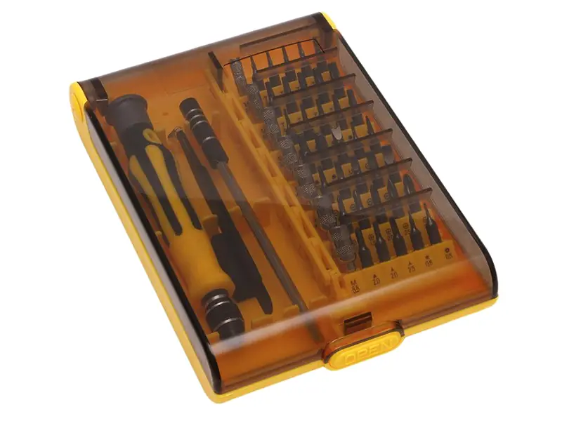 Set of tools / screwdrivers made of chrome vanadium steel (CrV) 45in1