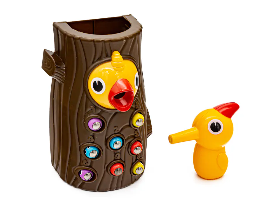 Arcade game, magnetic Woodpecker And Worms