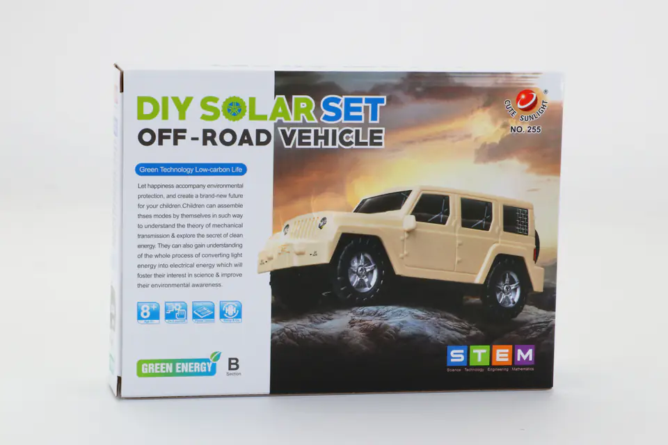 Solar Toy Car Auto Off Road - Self-Assembly Kit