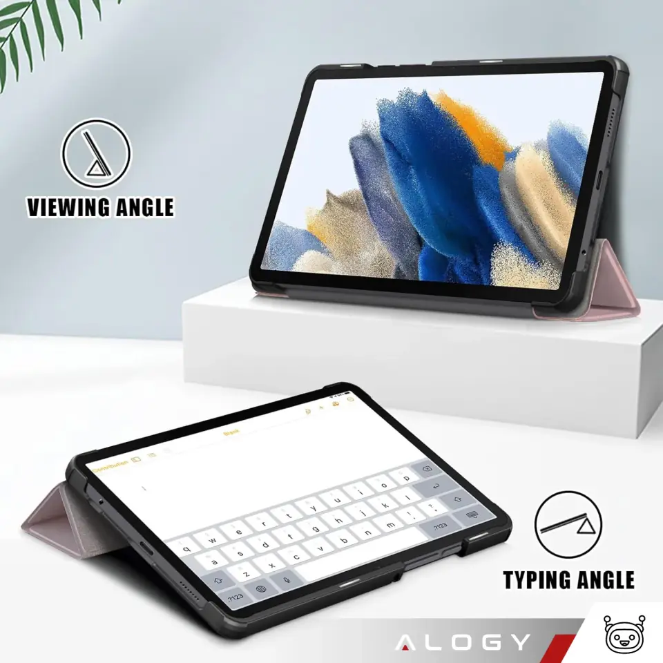 Etui do Samsung Galaxy Tab A9 2023 8.7" X110 / X115 obudowa na tablet Case Alogy Book Cover Różowe