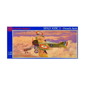 Plastic model - Aircraft SPAD XIIIC.I French Aces - Glencoe Models