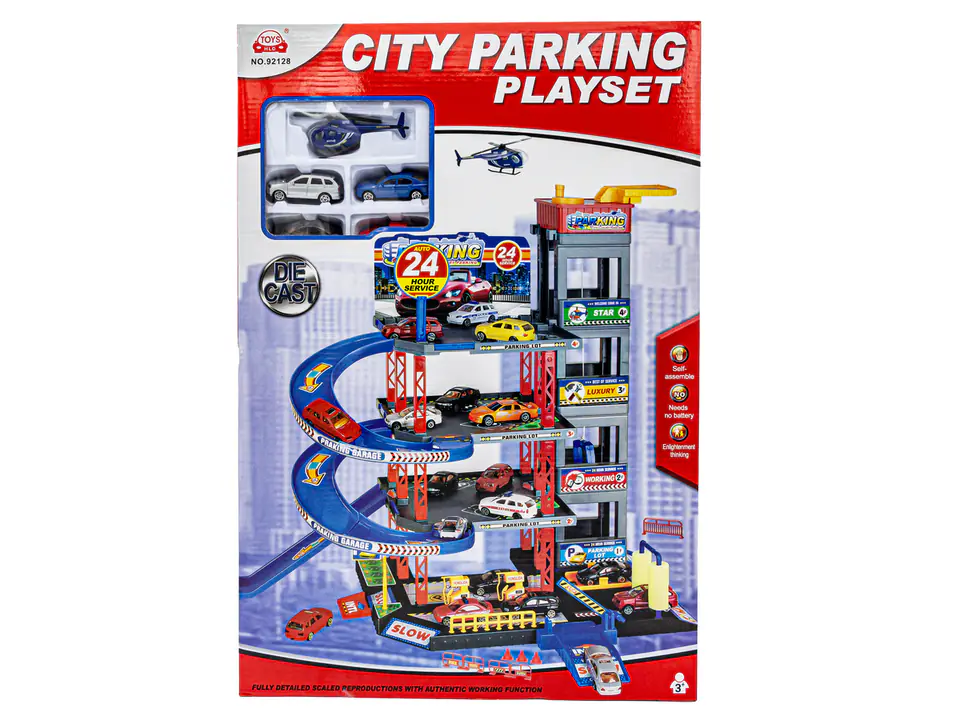 Multi-storey car park, Garage, Track + Elevator + Car wash