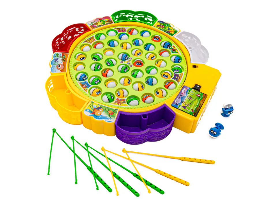 Family game - fishing, fishing - 5 rods, 45 fish