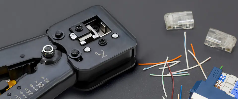 Qoltec Zaciskarka złączy modularnych z blokadą  | 8p 6p