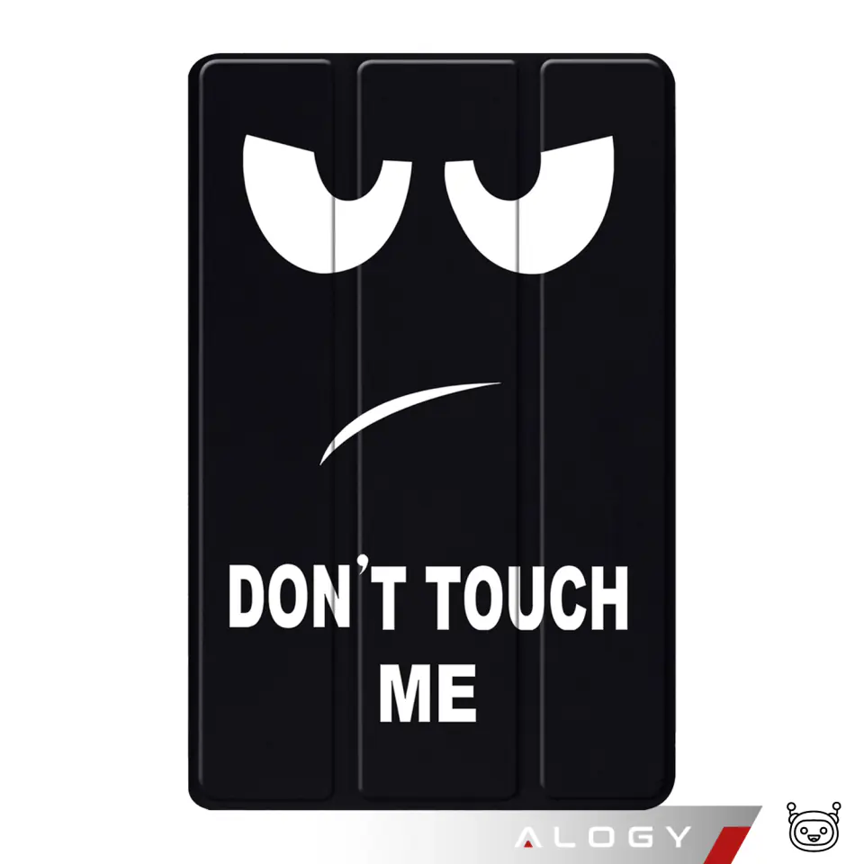 Etui do Samsung Galaxy Tab A9+ Plus 2023 11" (X210/X215/X216) obudowa z klapką na tablet Slim Case Alogy Don't touch me czarne