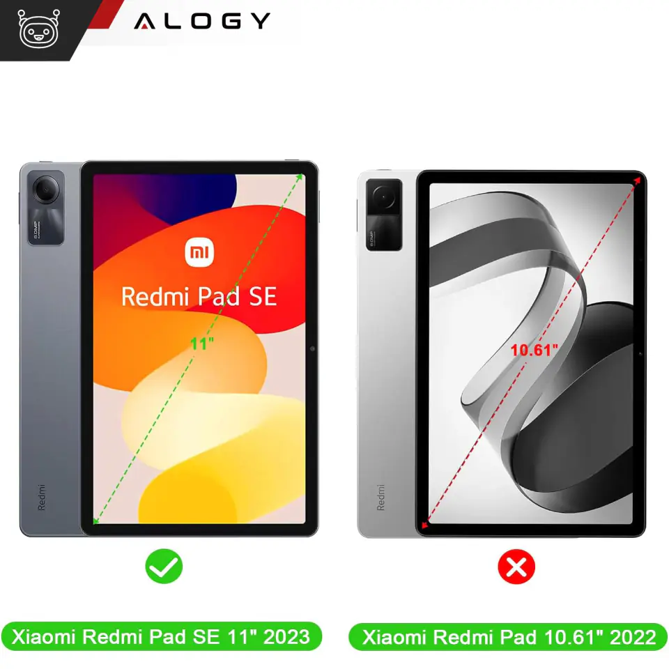 Etui do Xiaomi Redmi Pad SE 2023 11" Smart Case Cover z klapką obudowa futerał pokrowiec Alogy Szare