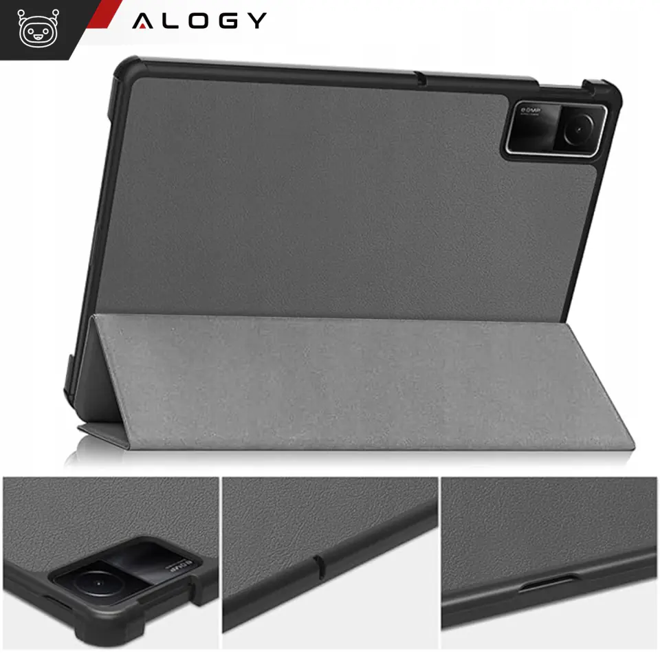 Etui do Xiaomi Redmi Pad SE 2023 11" Smart Case Cover z klapką obudowa futerał pokrowiec Alogy Czarne