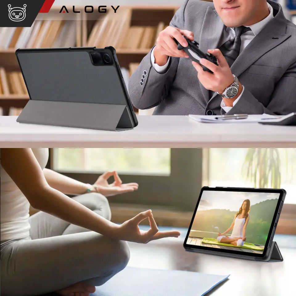 Etui do Xiaomi Redmi Pad SE 2023 11" Smart Case Cover z klapką obudowa futerał pokrowiec Alogy Granatowe