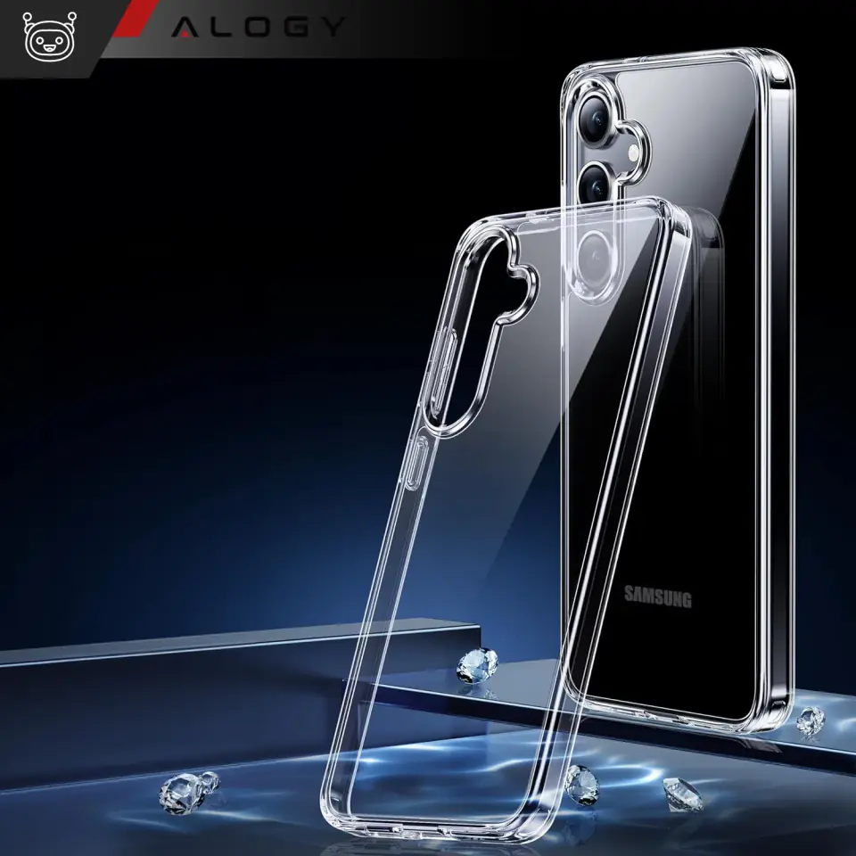 Etui do Samsung Galaxy S24 obudowa plecki futerał Hybrid Clear Case Alogy Przezroczyste