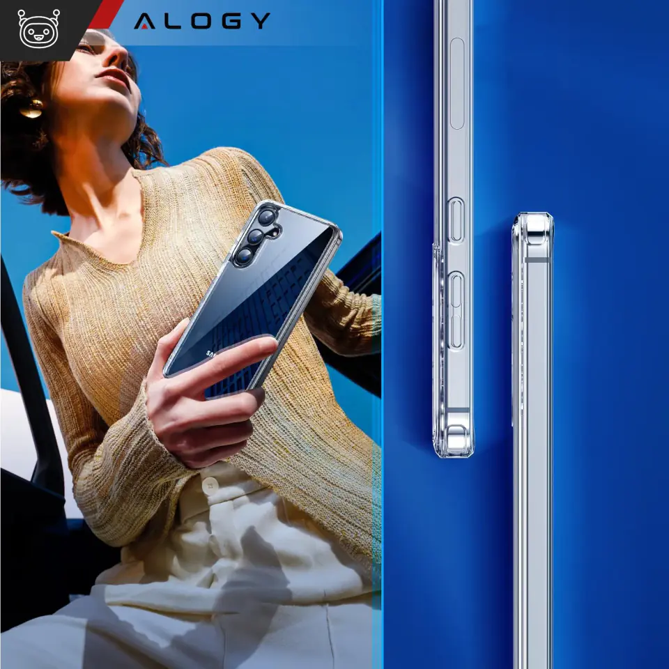 Etui do Samsung Galaxy S24+ Plus obudowa plecki futerał Hybrid Clear Case Alogy Przezroczyste