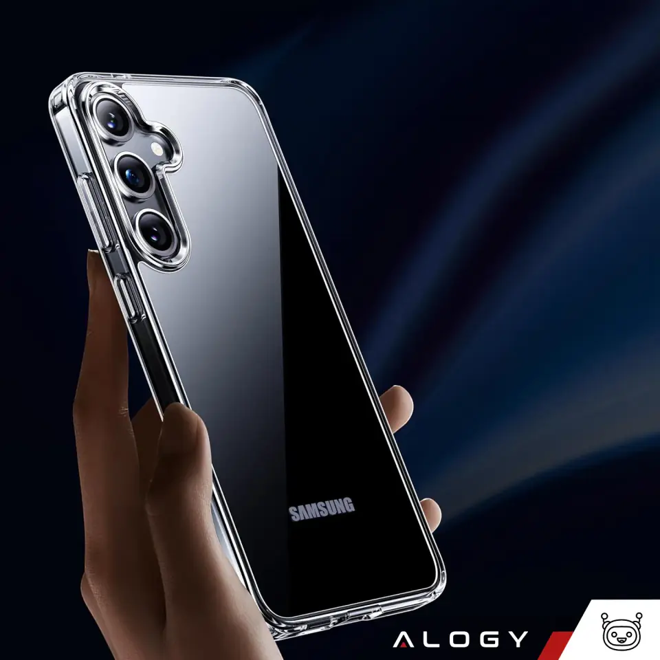Etui do Samsung Galaxy S24+ Plus obudowa plecki futerał Hybrid Clear Case Alogy Przezroczyste