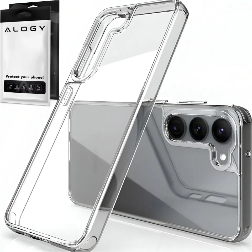 Etui do Samsung Galaxy S24+ Plus obudowa plecki futerał Hybrid Clear Case Alogy Przezroczyste