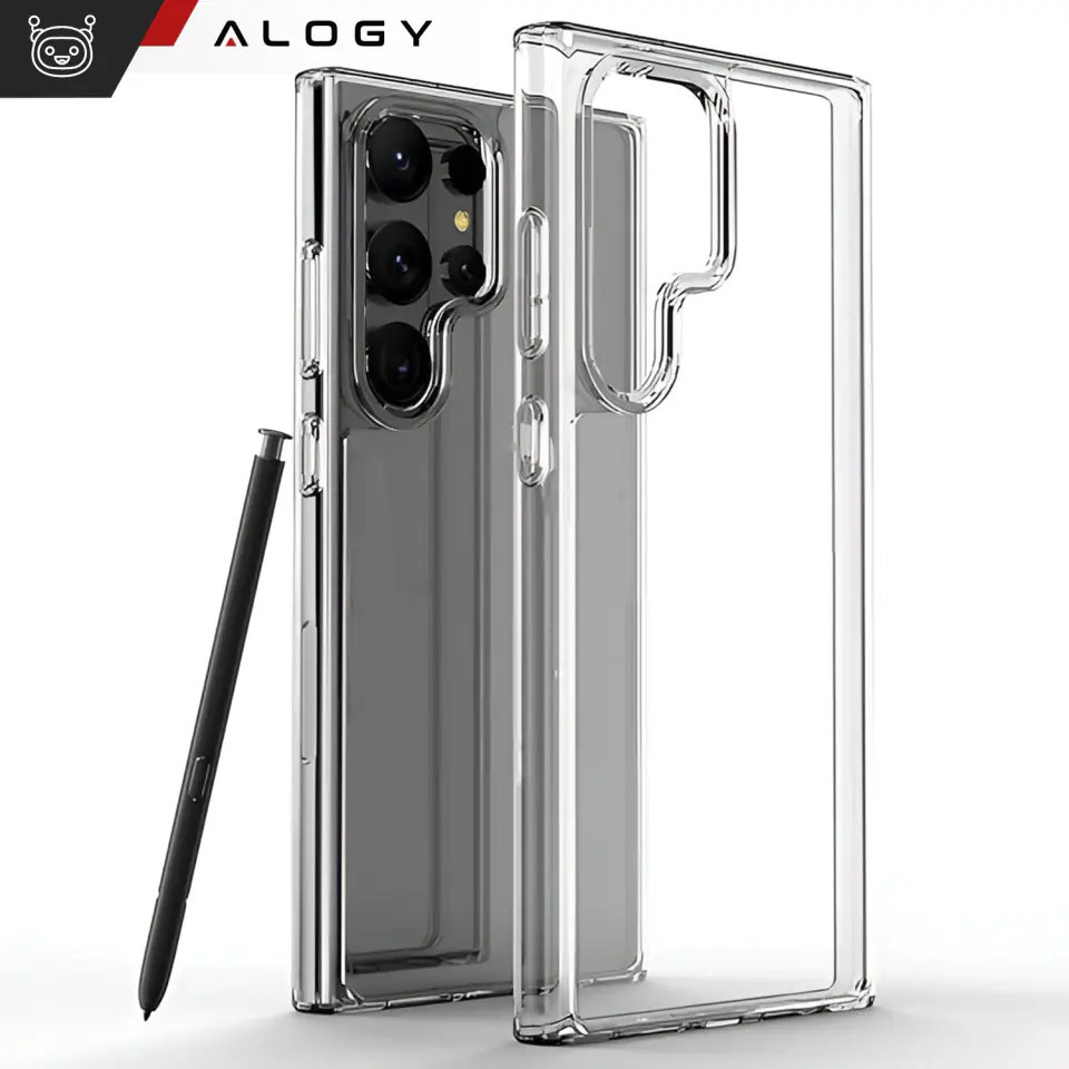 Etui do Samsung Galaxy S24 Ultra obudowa plecki futerał Hybrid Clear Case Alogy Przezroczyste