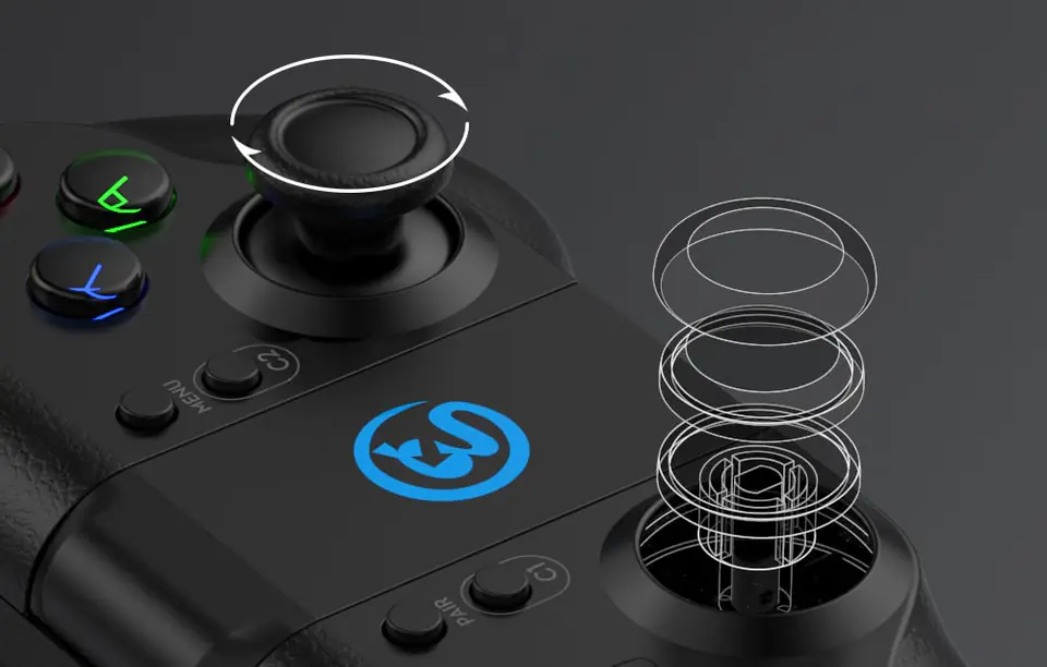 Kontroler bezprzewodowy GameSir T1d  (czarny)