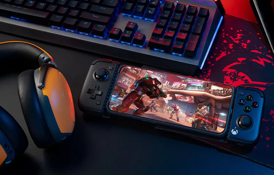 Kontroler mobilny GameSir X2 Pro Black USB-C z uchwytem na telefon