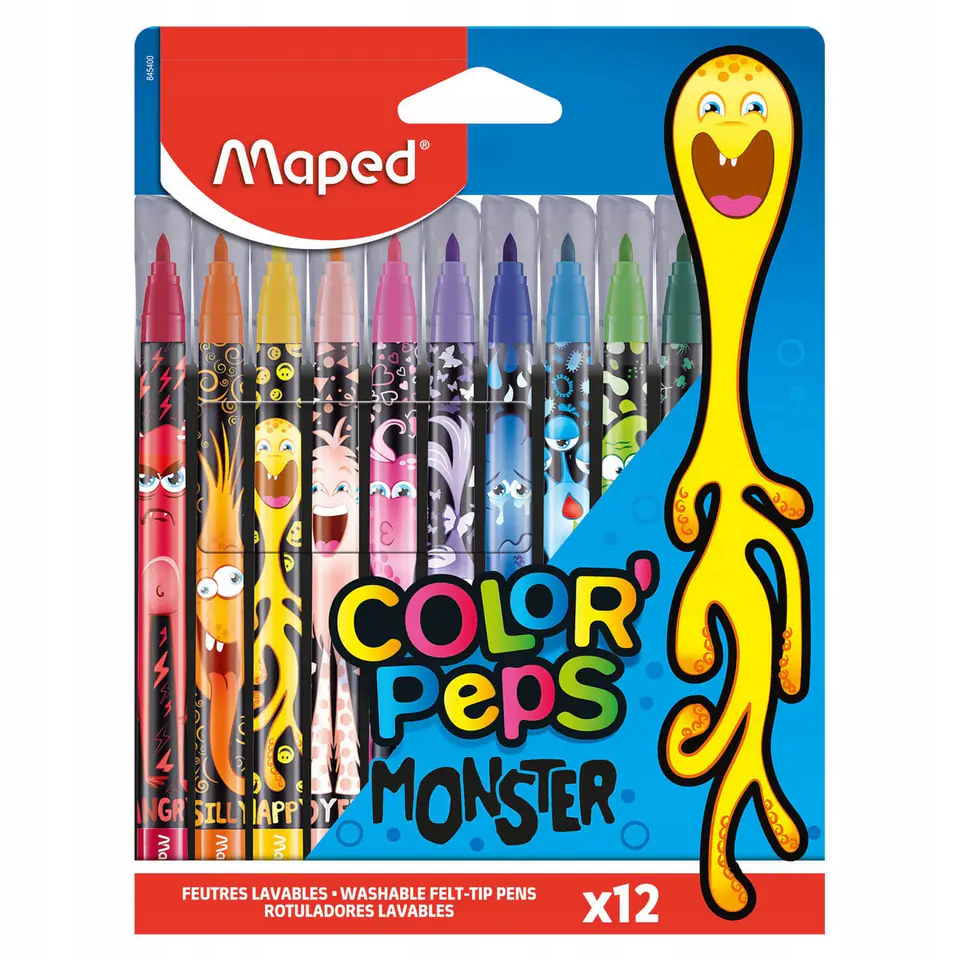 Flamastry Colorpeps monster 12 szt. 845400
