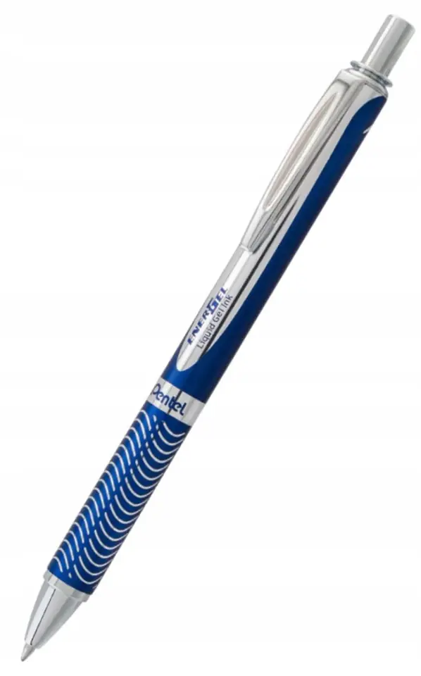 Pióro kulkowe PENTEL ENERGEL STERLING BL407- TR1CCPL niebieska obudowa niebieski wkład