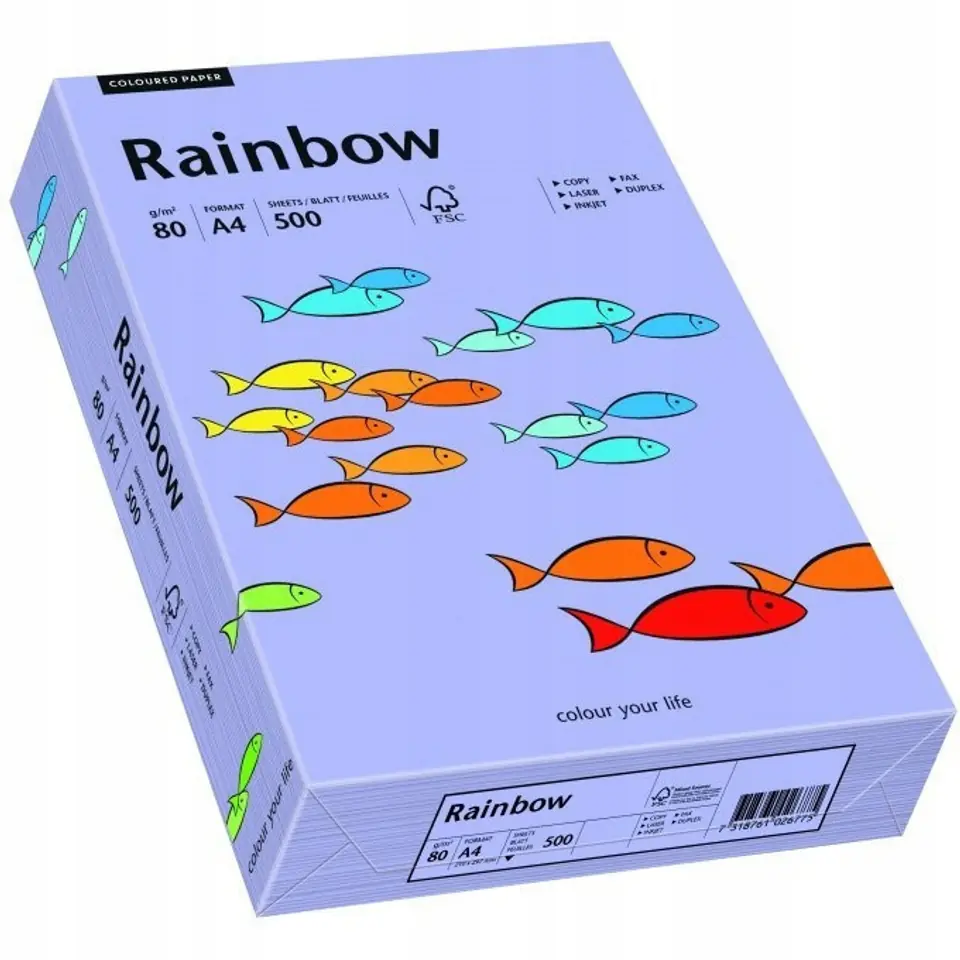 Papier ksero A4 80g RAINBOW fioletowy R60 88042563