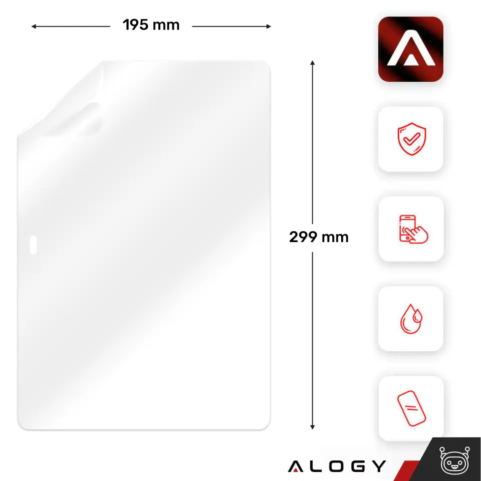 Folia ochronna Matowa na ekran do MacBook Pro 13, Air 13 M1 Alogy Screen Protect Film z filtrem Anti Blue