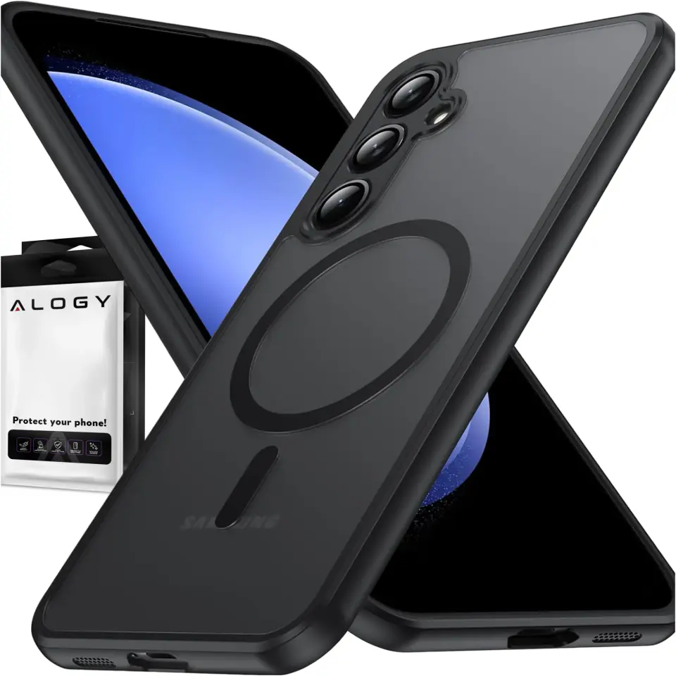 Etui do Samsung Galaxy S23 FE obudowa Mag Safe Case pokrowiec plecki na telefon MagMat matowe czarne