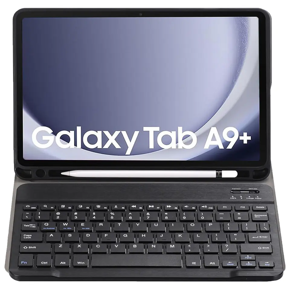 Etui z klawiaturą do Samsung Galaxy Tab A9+ Plus 2023 11" (X210/X215/X216) klawiatura Bluetooth na magnes Alogy Czarne