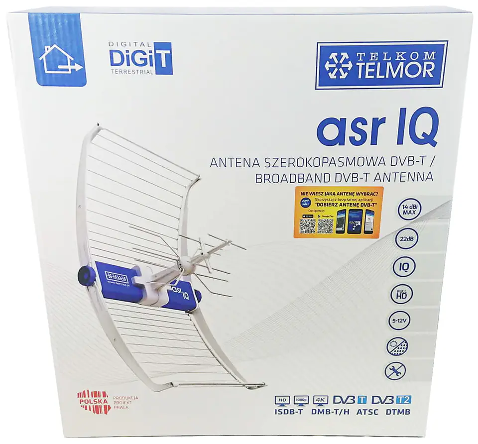 Szerokopasmowa antena DVB-T