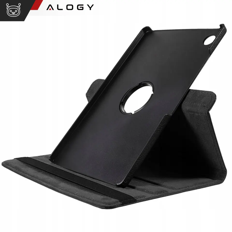 Etui do Samsung Galaxy Tab A9+ Plus 2023 11" (X210/X215/X216) obrotowe pokrowiec obudowa z klapką na tablet Case Alogy Czarne