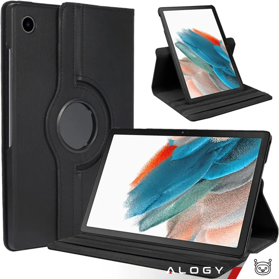 Etui do Samsung Galaxy Tab A9+ Plus 2023 11" (X210/X215/X216) obrotowe pokrowiec obudowa z klapką na tablet Case Alogy Czarne