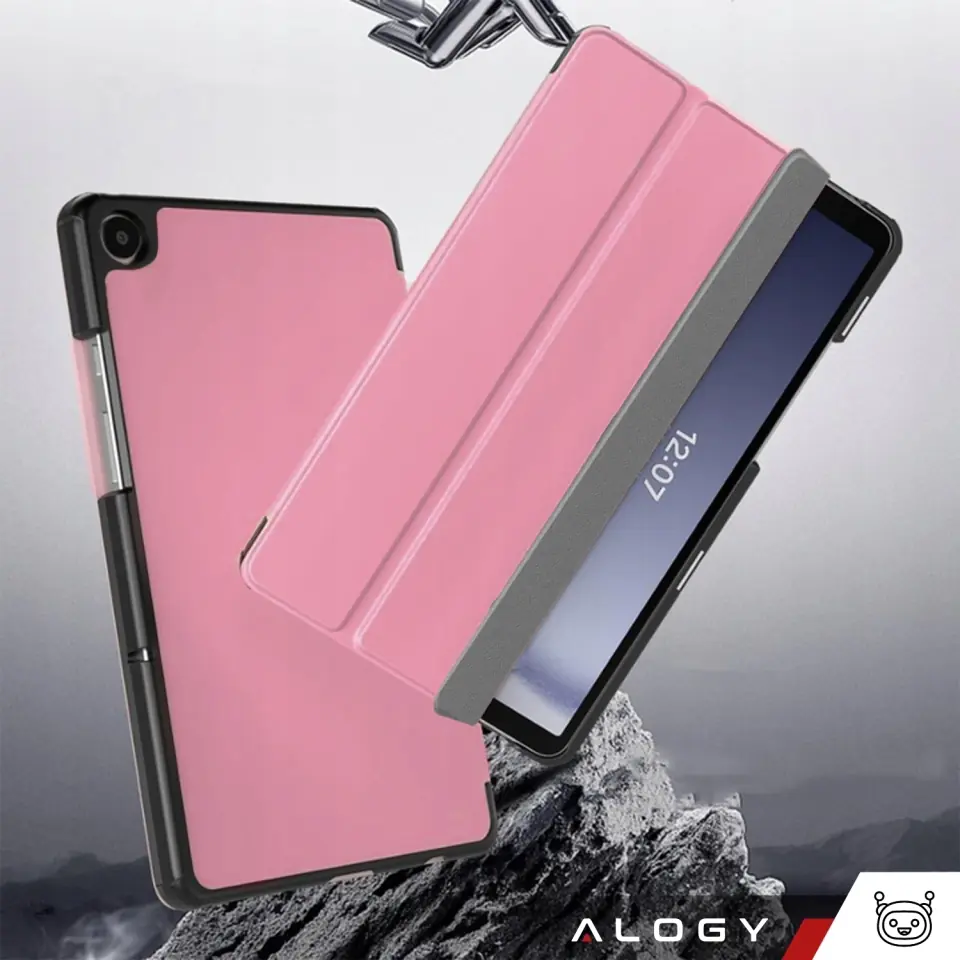 Etui do Samsung Galaxy Tab A9+ 2023 11" (X210/X215/X216) Alogy Book Cover Case obudowa ochronne Różowe