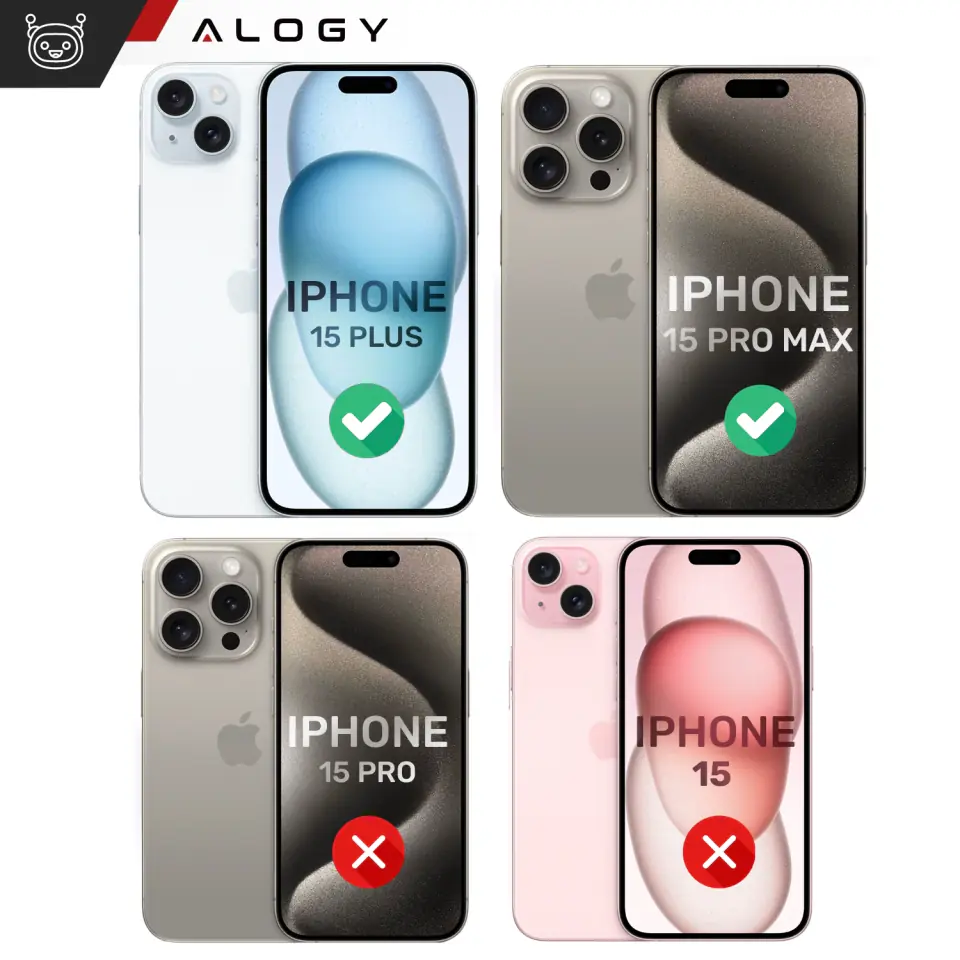 Szkło prywatyzujące do iPhone 15 Plus / 15 Pro Max / 16 Plus Anti-Spy Private Antyszpiegowskie hartowane matowe na ekran