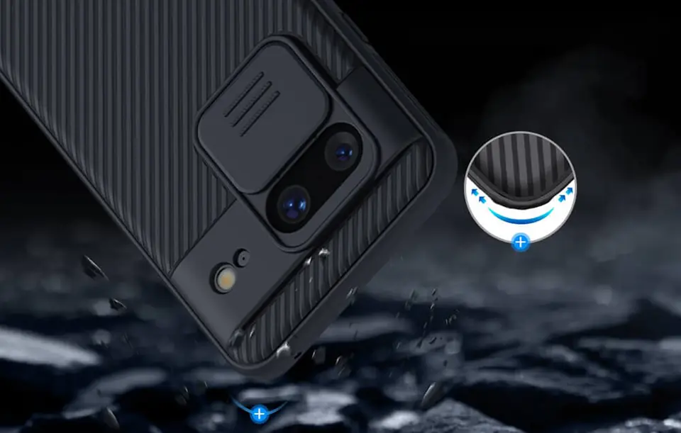 Etui Nillkin CamShield Pro Case do Google Pixel 8 (czarne)