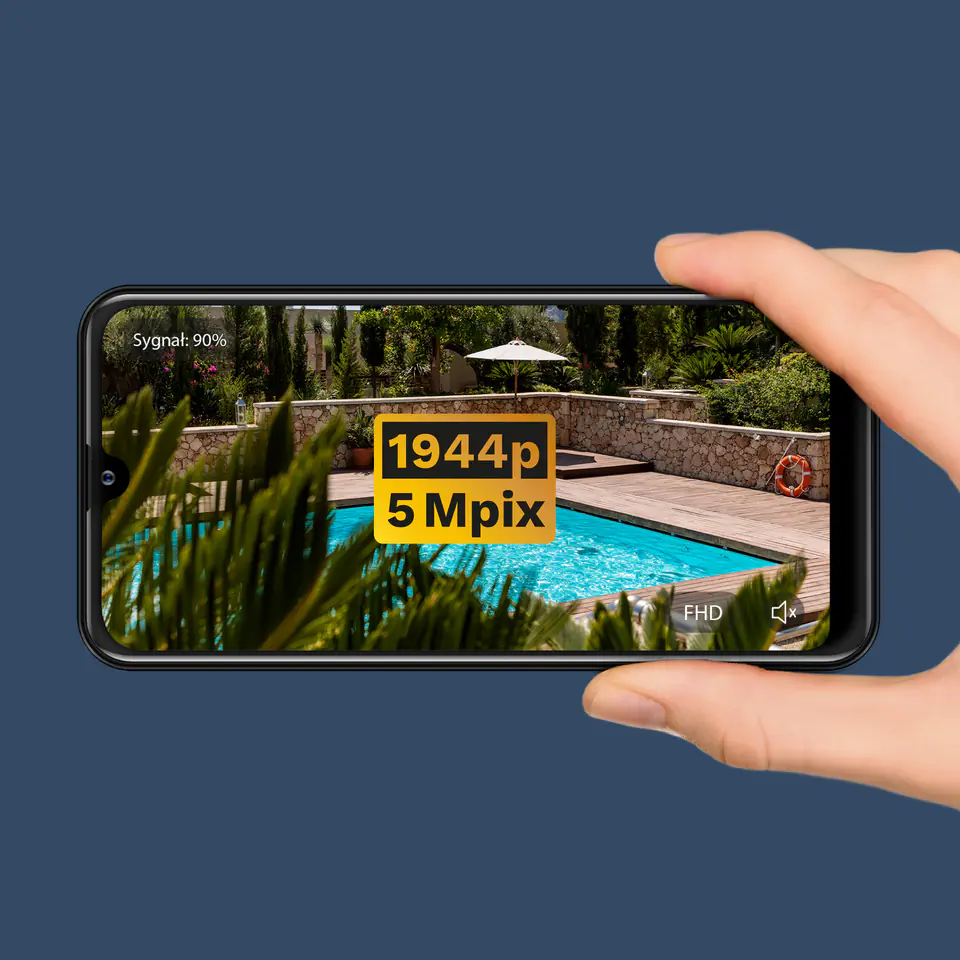 Kamera Wi-Fi Kruger&Matz Connect C110 Tuya 5Mpix zoom mikrofon głośnik