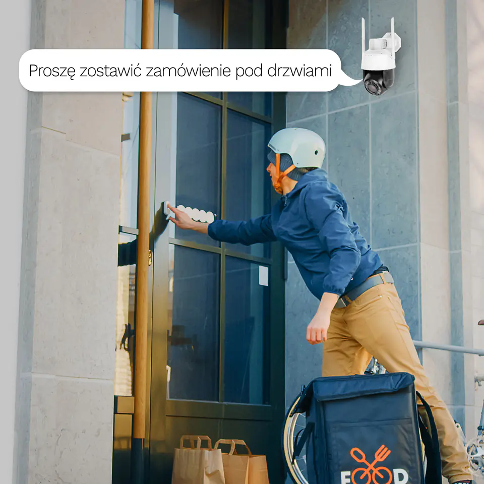 Kamera Wi-Fi Kruger&Matz Connect C110 Tuya 5Mpix zoom mikrofon głośnik