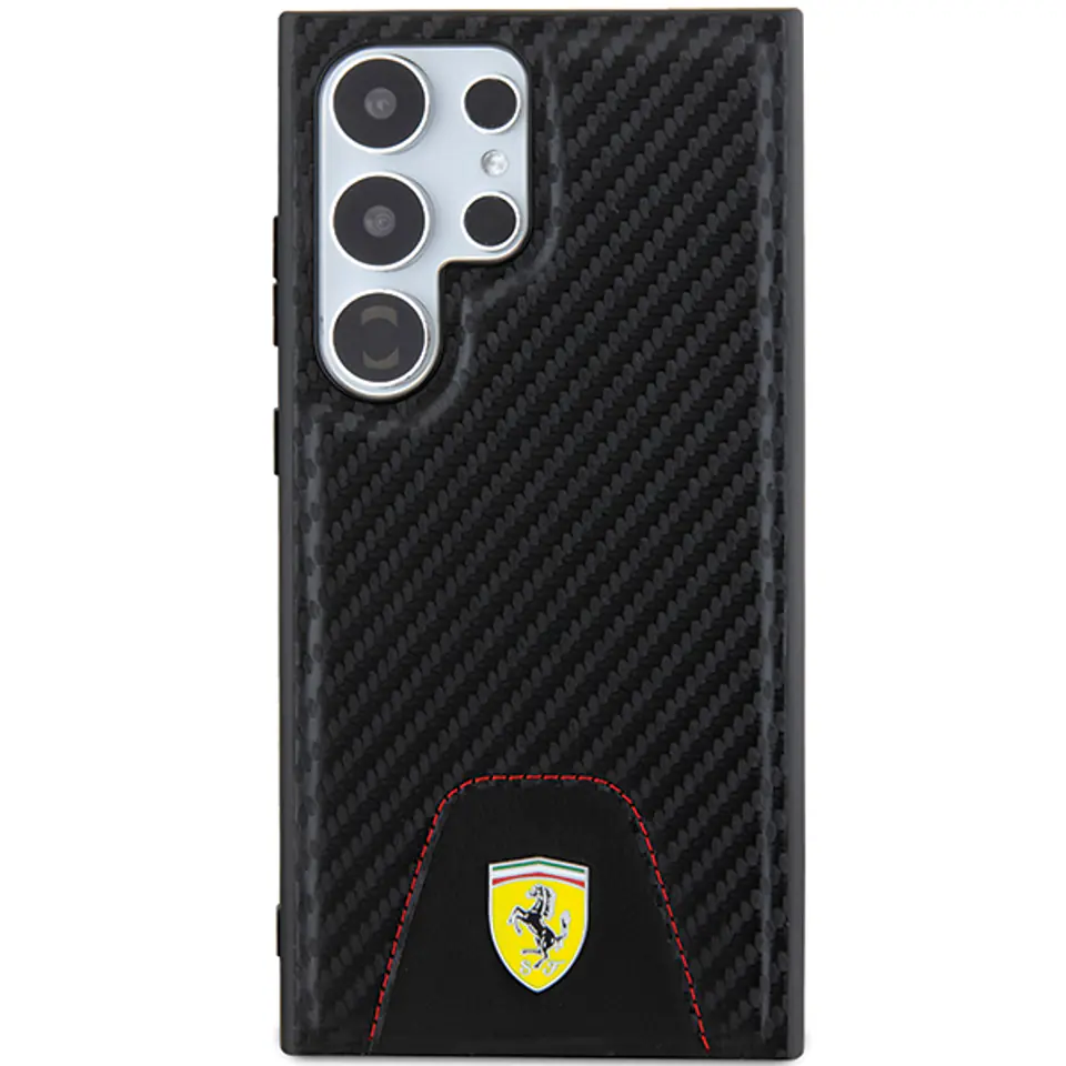 FerrariFEHCS24SN3PUK S24 S921 czarny/black hardcase Carbon Stitched Bottom