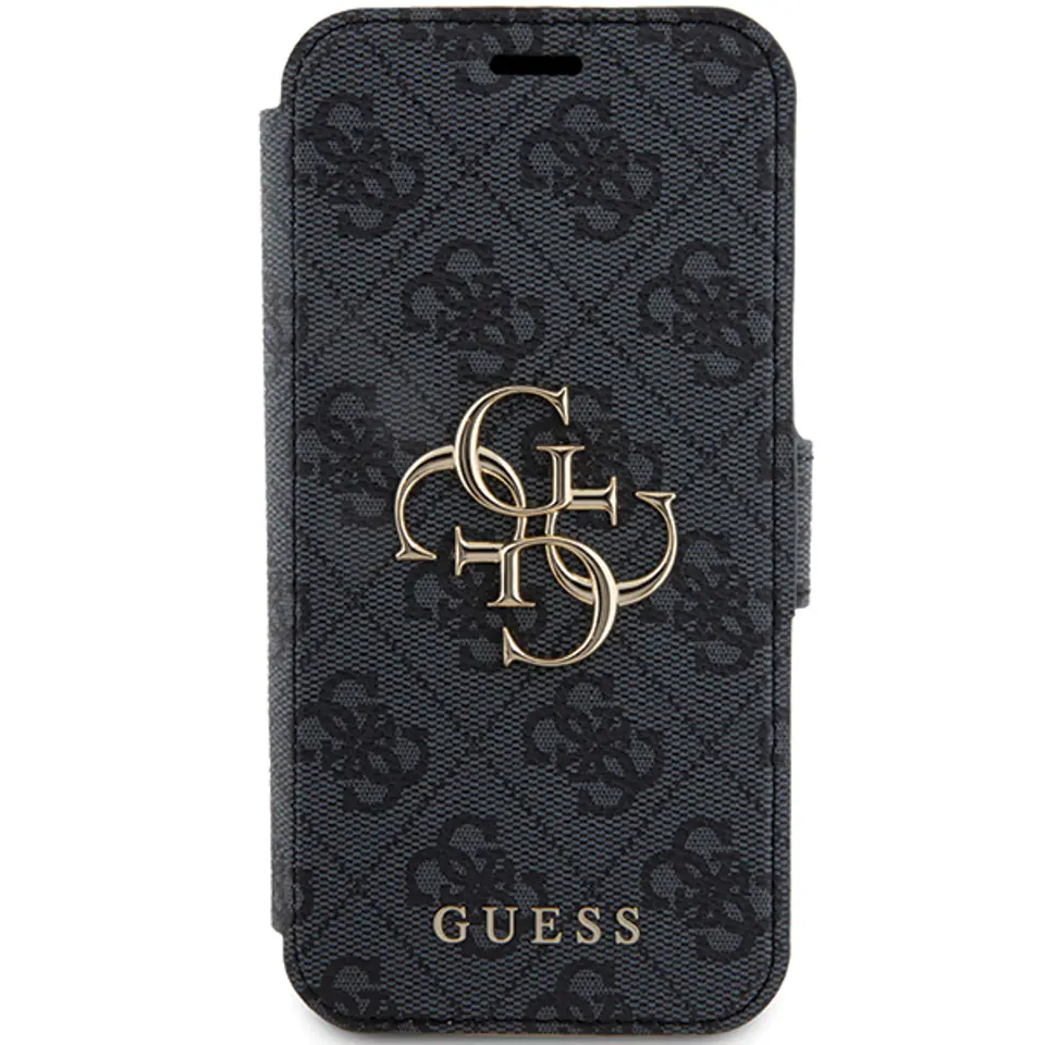 Guess GUBKP15L4GMGGR iPhone 15 Pro 6.1" szary/grey book 4G Metal Logo