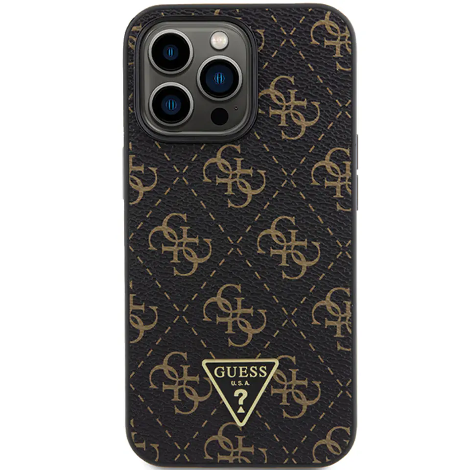 Guess GUHCN61PG4GPK iPhone 11 / Xr 6,1" czarny/black hardcase 4G Triangle Metal Logo