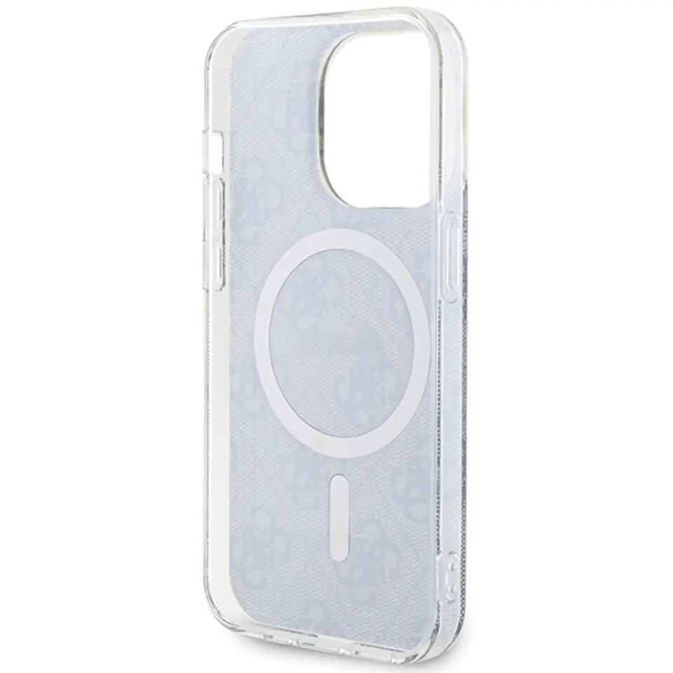 Guess GUHMP15XH4STB iPhone 15 Pro Max 6.7" niebieski/blue hardcase IML 4G MagSafe
