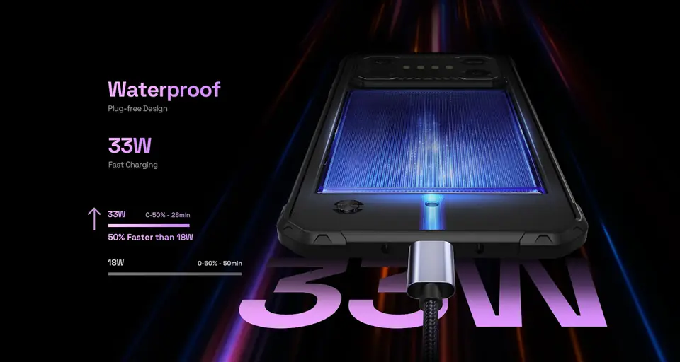 iiiF150 Smartfon Air1 Ultra 8/128GB czarny/black