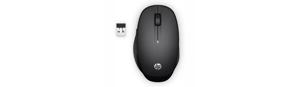 Mysz HP Dual Mode Wireless/Bluetooth Mouse Silver 300 bezprzewodowa srebrna 6CR72AA