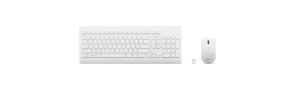 Zestaw bezprzewodowy klawiatura i mysz Lenovo 510 (biały)