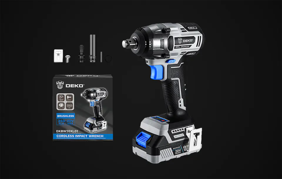 Klucz bezszczotkowy Deko Tools DKBW20XL01-H 20V