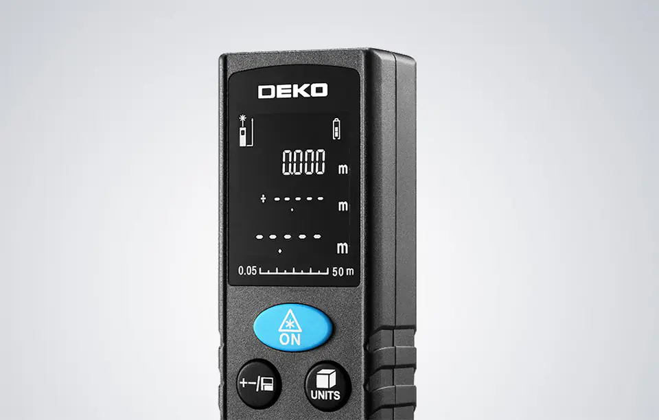 Dalmierz laserowy Deko Tools LRD110 (Zasięg 50m)
