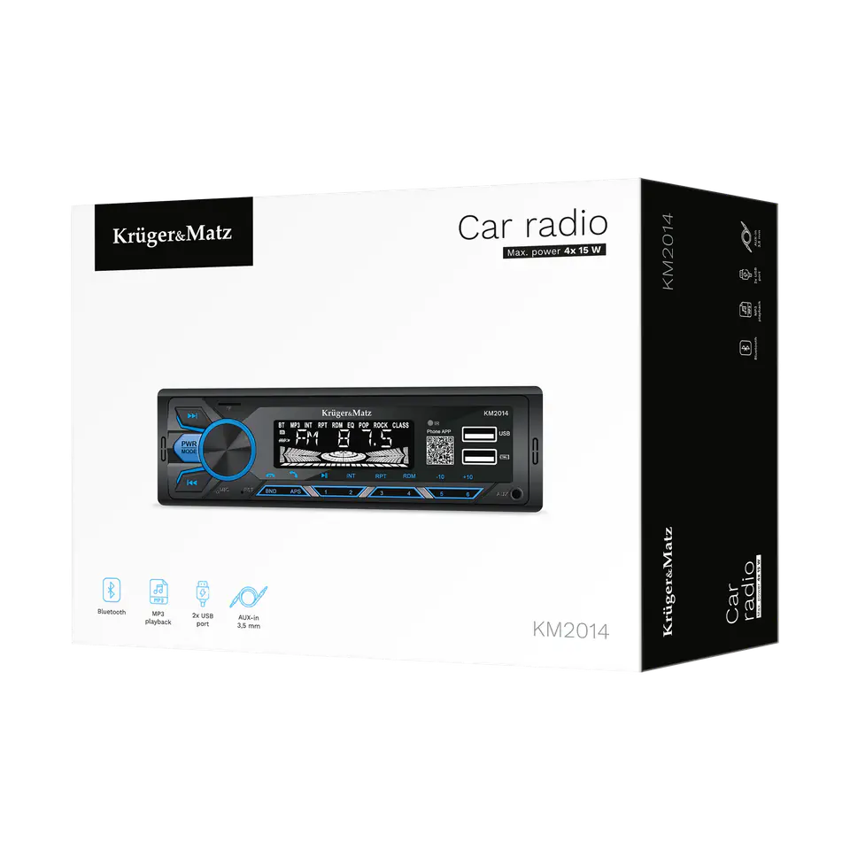 Radio samochodowe Kruger&Matz KM2014 Bluetooth