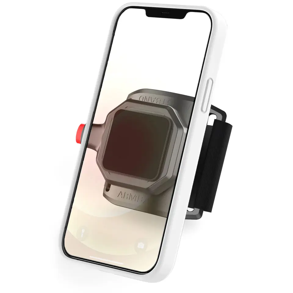 Opaska na rękę ramię na telefon do biegania sport uchwyt do telefonu zaczep klips TSA1 Armband czarny